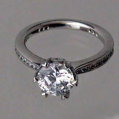 Barkev .30ctw Diamond 14K Engagement Ring (Setting Only) — Stanton Jewelers
